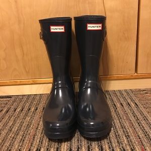 Navy Blue Hunter Boots (BRAND NEW)